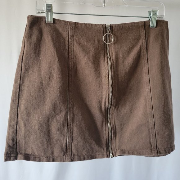 Chloe & Katie Front zip mini skirt - Picture 1 of 3